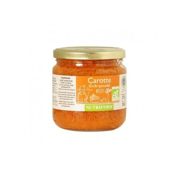 Carottes lacto-fermentees 380g