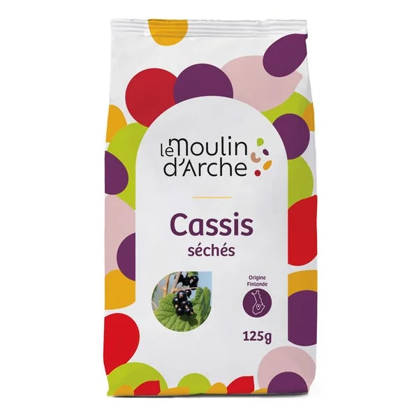 Cassis séché 125g