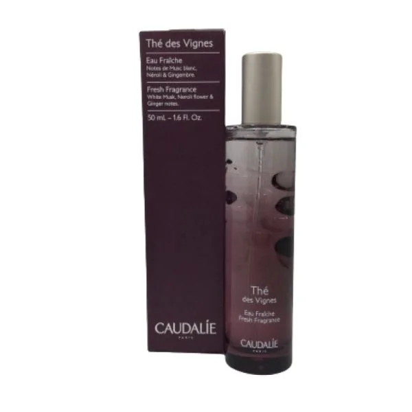 CAUDALIE Thé des Vignes Eau Fraîche 50ml - Tous Types de Peaux