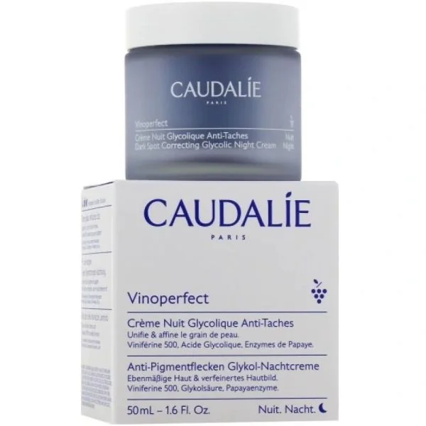 CAUDALIE - Vinoperfect - creme nuit glycolique anti taches - rechargeable - 50ml