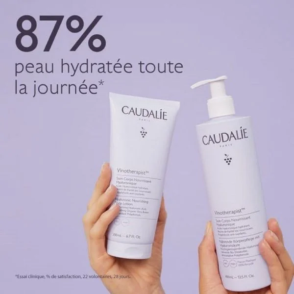 CAUDALIE VINOTHERAPIST Soin Corps Nourrissant Hyaluronique 400ml - Peau Normale à Sèche