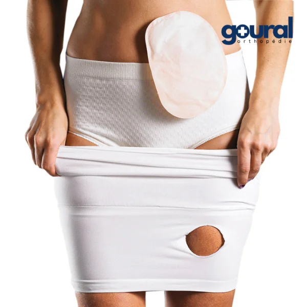 Ceinture abdominale pour stomisé(e) StomaBelt NOhole