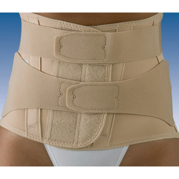 Ceinture corset dorso-lombaire à fermeture sangles velcro