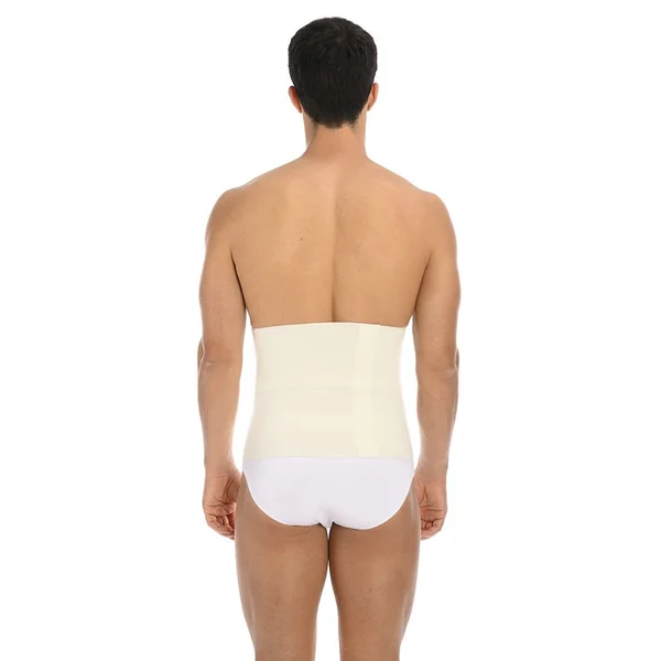 Ceinture de contention en laine chaude et résistante ivoire