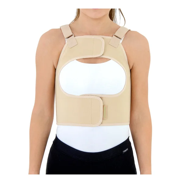Ceinture de contention thoracique poitrine ouverte pour femme