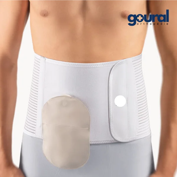 Ceinture de maintien abdominal à découper pour stomisé Stomabelt closed