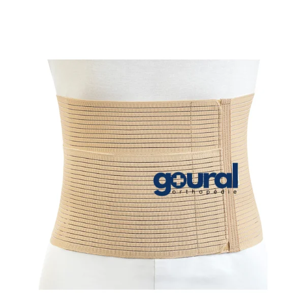 Ceinture de maintien abdominale couleur chair hauteur 30 cm