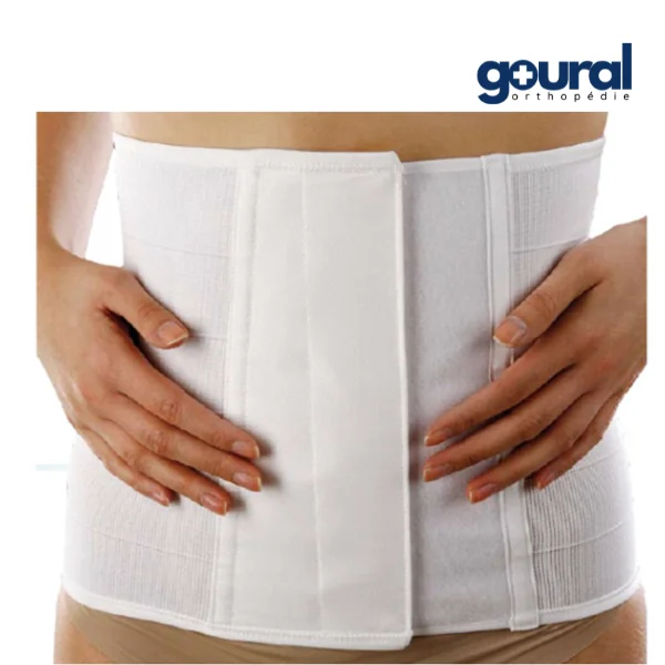 Ceinture de maintien abdominale coupe évasée pour femme