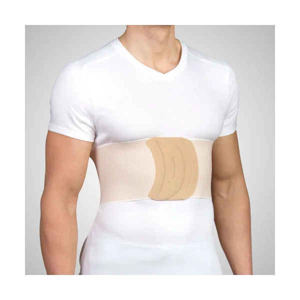 Ceinture de maintien pour réduction de hernie ombilicale ou abdominale