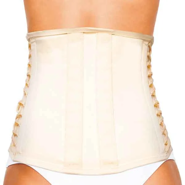 Ceinture de soutien lombaire fermeture-serrage assisté par laçage