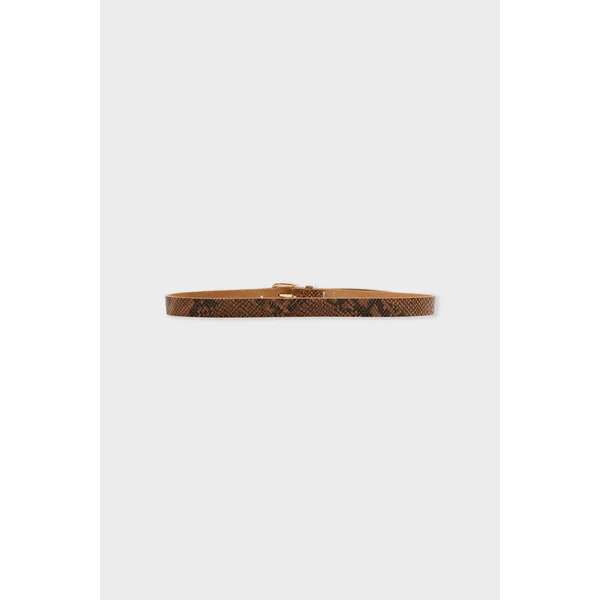 Ceinture en cuir à imprimés