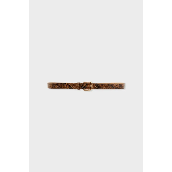 Ceinture en cuir à imprimés