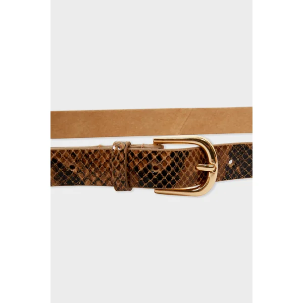 Ceinture en cuir à imprimés