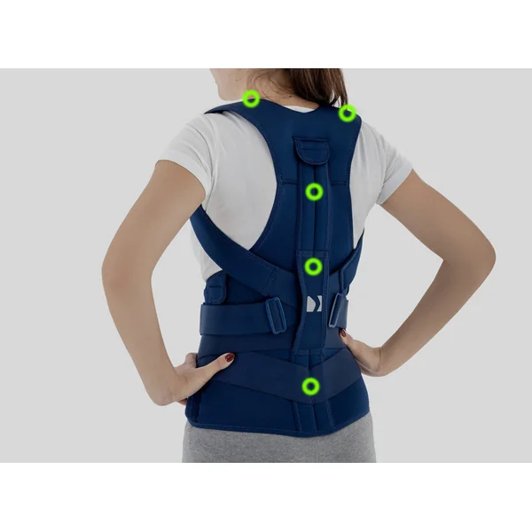 Ceinture-Corset dorso-lombaire avec rappel de posture anti-cyphose full back brace