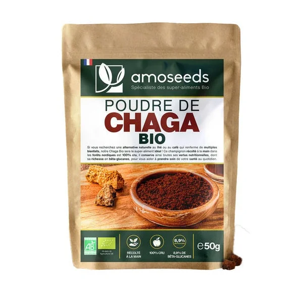 Chaga en poudre bio 50g