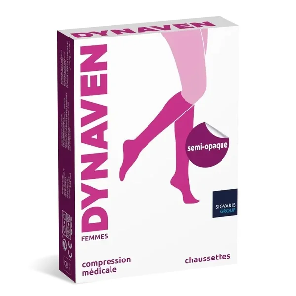 Chaussettes de contention Femme Dynaven semi-opaque Classe 3 par Sigvaris