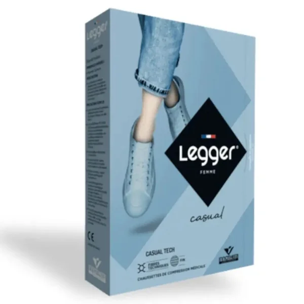 Chaussettes de contention Femme Legger Casual Tech Classe 2 par Innothera