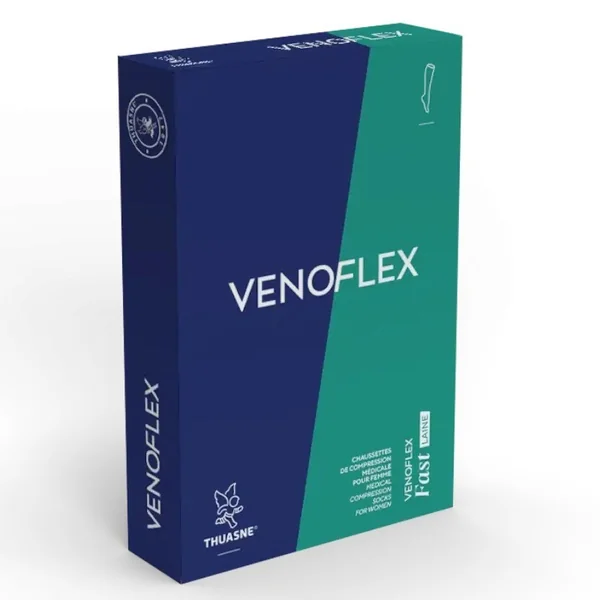 Chaussettes de contention Femme Venoflex Fast Laine Classe 2 par Thuasne