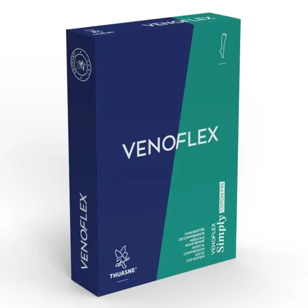 Chaussettes de contention Femme Venoflex Simply Coton fin par Thuasne