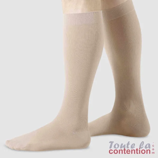 Chaussettes de contention Homme Juzo Confort Coton en classe 2