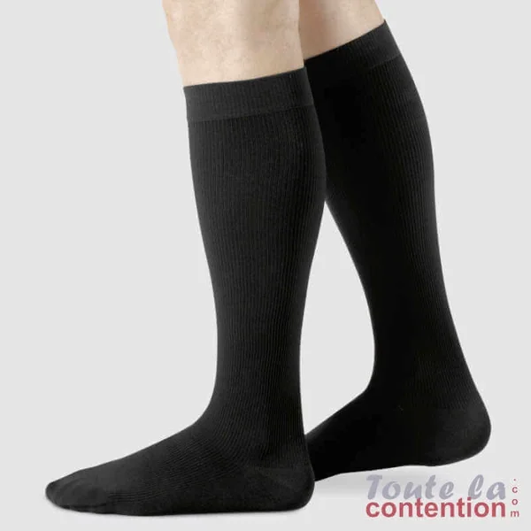 Chaussettes de contention Homme Juzo Confort Coton en classe 2
