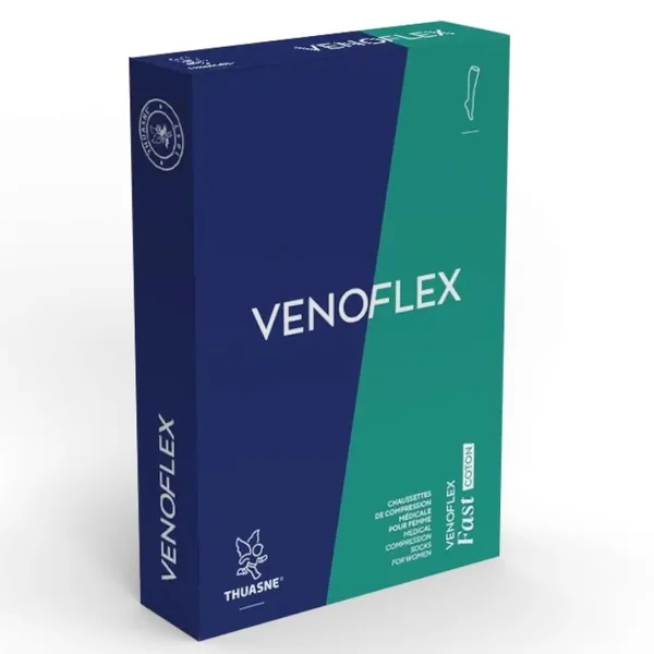 Chaussettes de contention Homme Venoflex Fast Coton Classe 2 par Thuasne