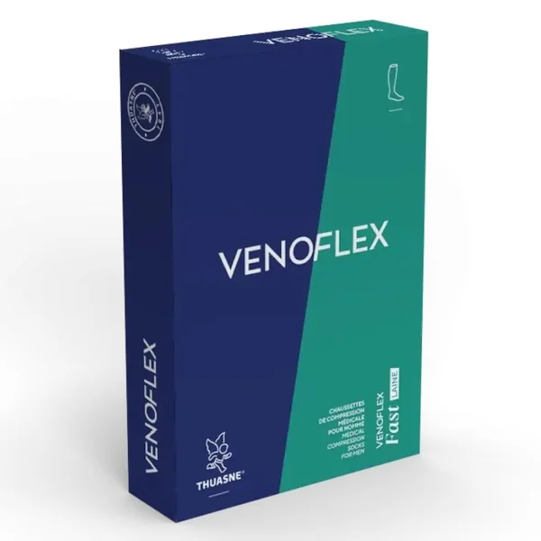 Chaussettes de contention Homme Venoflex Fast Laine Classe 2 par Thuasne