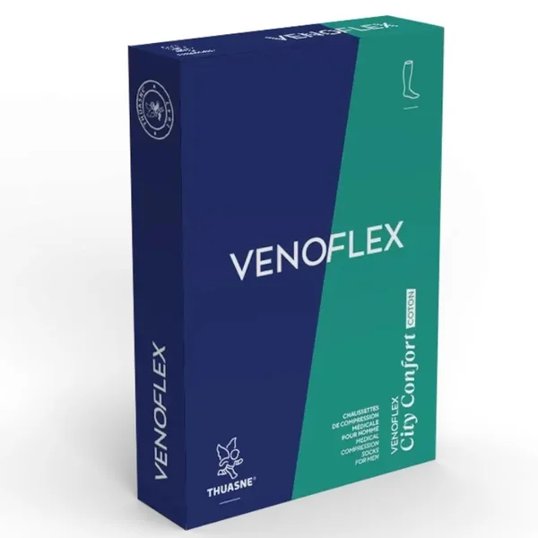Chaussettes de contention Venoflex City Confort Coton Classe 1 par Thuasne