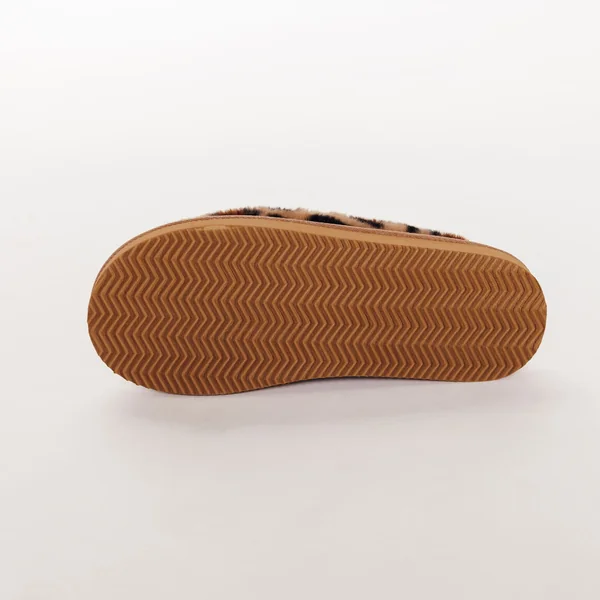 CHAUSSONS FEMME LEOPARD MULTICO MARRON