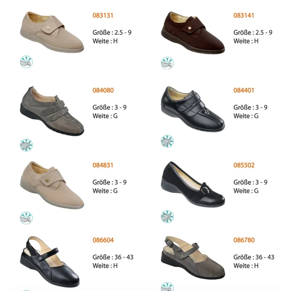 Chaussures thérapeutiques extensibles Actiflex