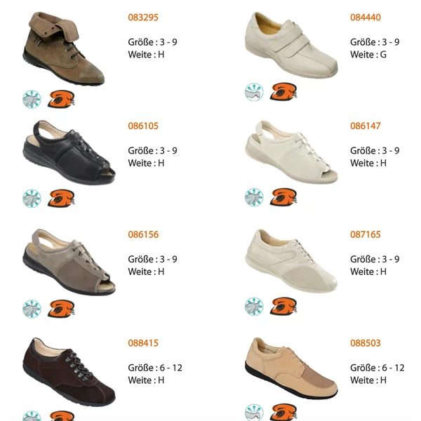 Chaussures thérapeutiques extensibles Actiflex