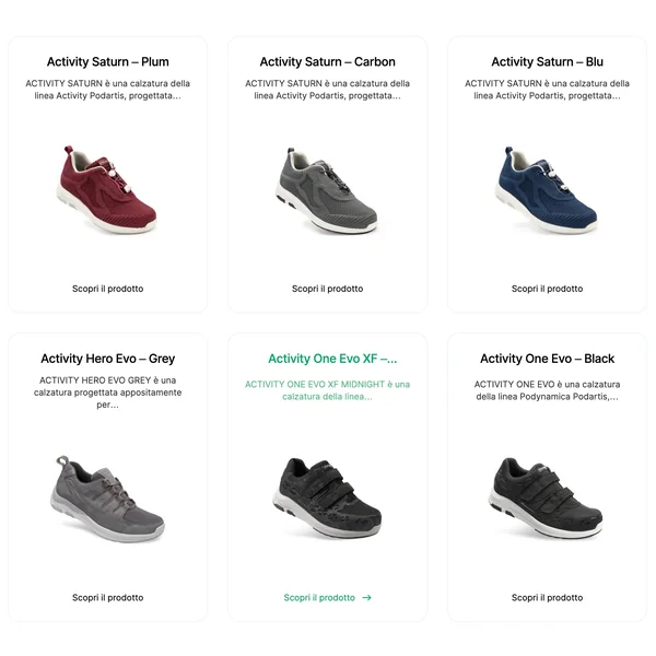Chaussures thérapeutiques Podartis Activity Piuma