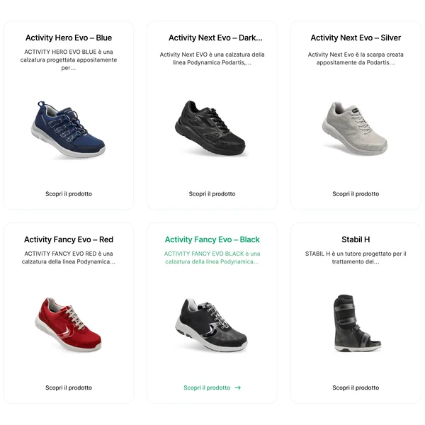 Chaussures thérapeutiques Podartis Activity Piuma