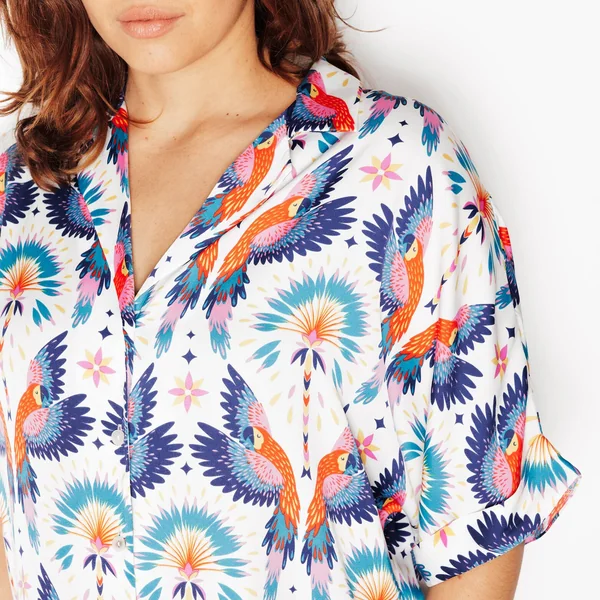 CHEMISE MANCHES COURTES MULTICO BLANC