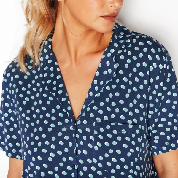 chemise manches courtes MULTICO BLEU