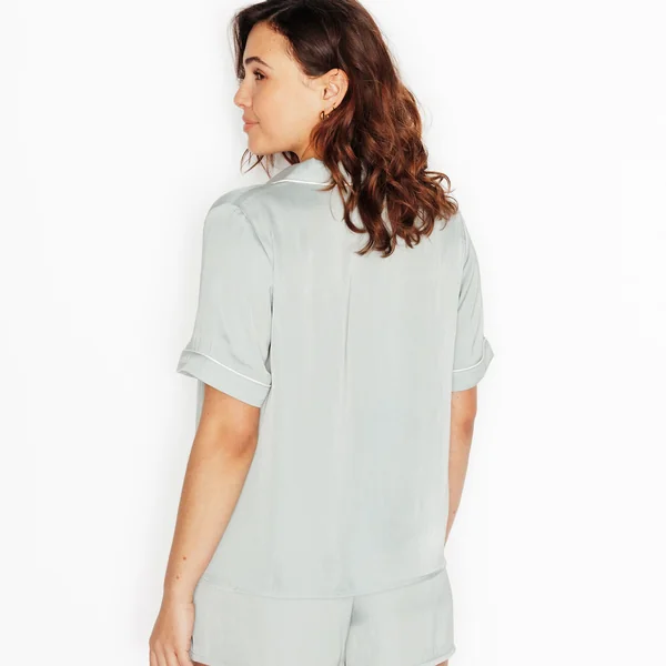 CHEMISE MANCHES COURTES Vert clair