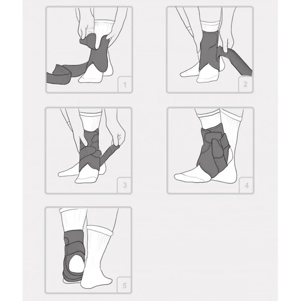 Chevillère ligamentaire à ouverture totale