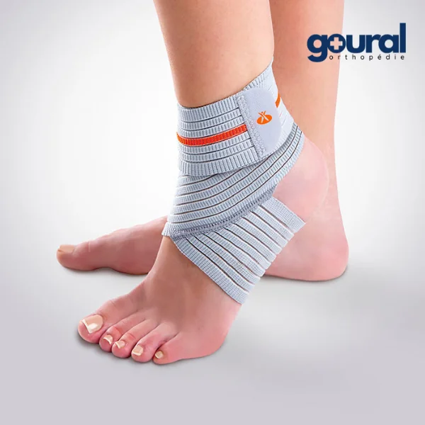 Chevillère élastique réglable pour le sport