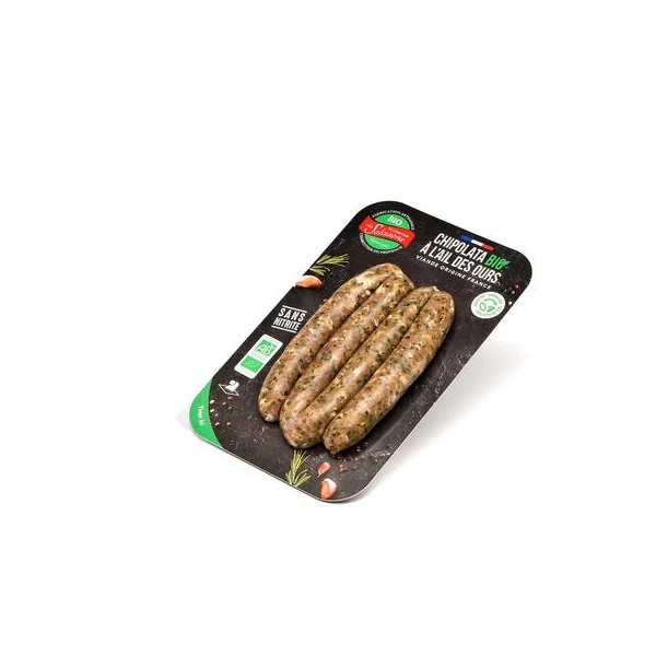 CHIPOLATA A L'AIL DES OURS BIO