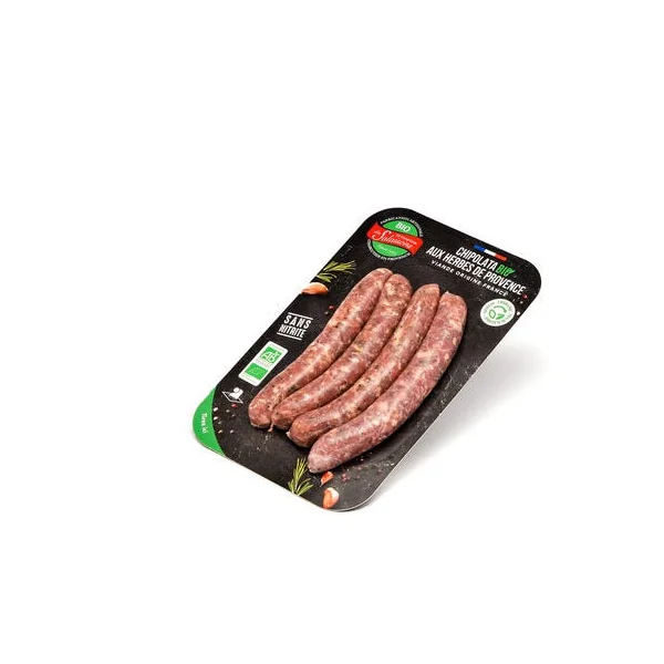 CHIPOLATA AUX HERBES DE PROVENCE BIO