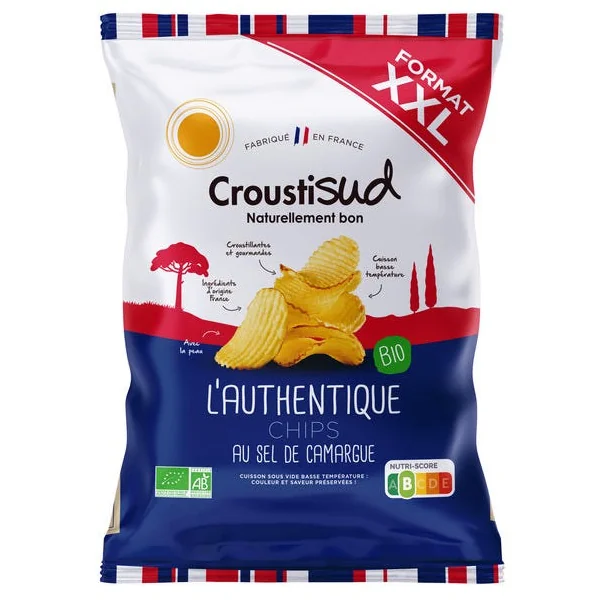 Chips de pommes de terre ondulées avec peau 300g