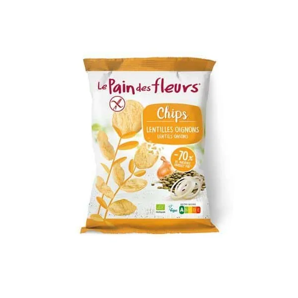 Chips lentilles oignons 50g