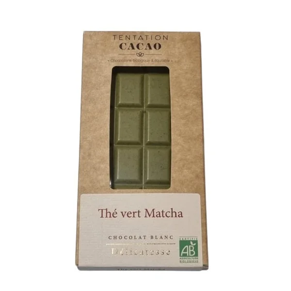 Chocolat Blanc 35% Thé vert matcha