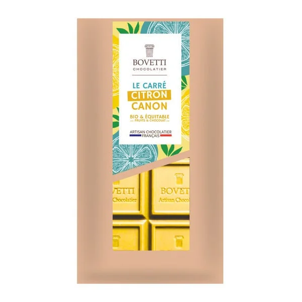 Chocolat blanc au citron 80g