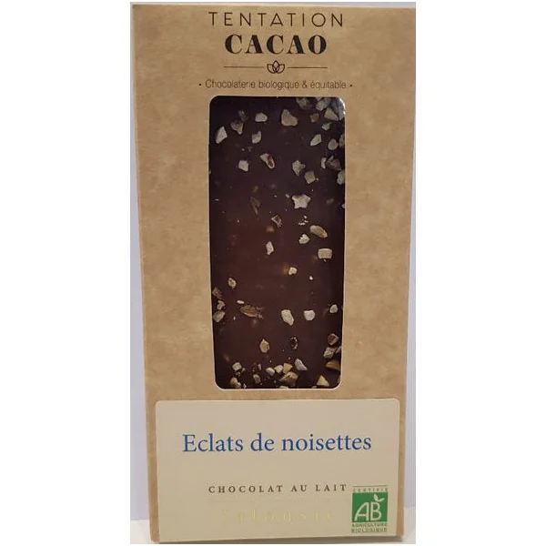 Chocolat lait 32% Eclats de noisettes