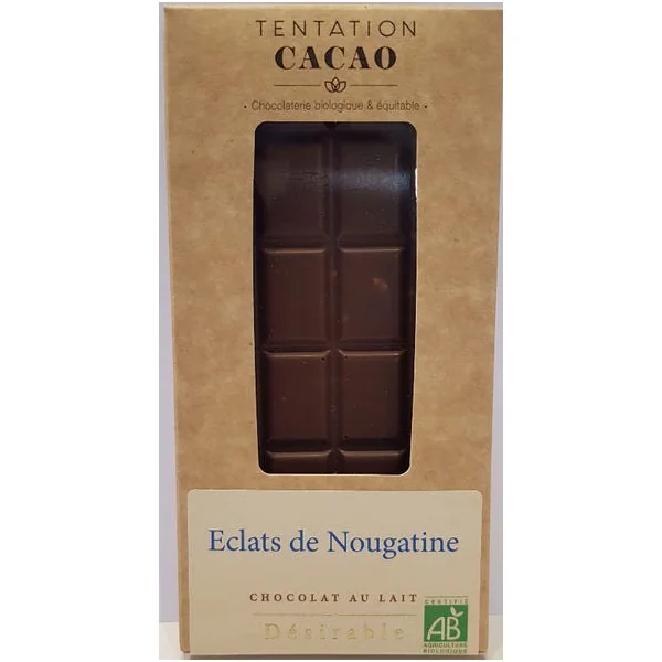 Chocolat lait 32% Eclats de nougatine