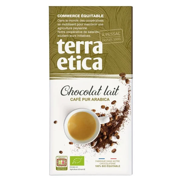 Chocolat lait café 47% 100g