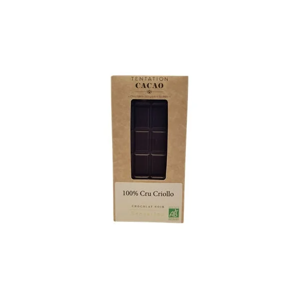 Chocolat noir 100% Criollo CRU
