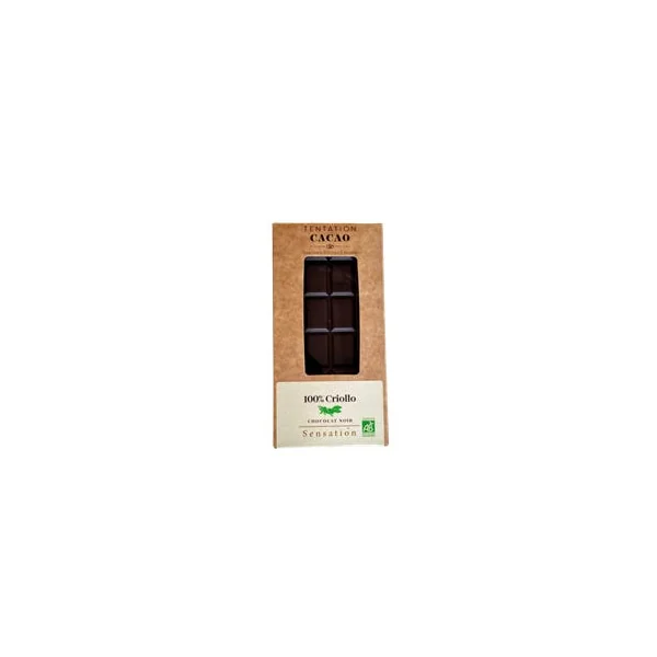Chocolat noir 100% Criollo