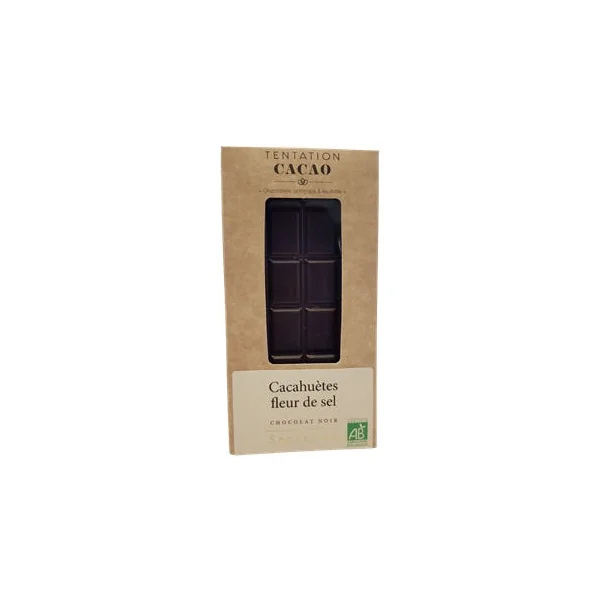 Chocolat noir 72% Cacahuètes fleur de sel